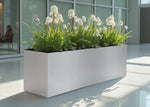 Planter Box Brushed Aluminum Waterproof Lining 30-Inch Length