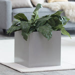 Planter Box Brushed Aluminum Weather-Resistant Indoor Outdoor