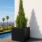 Planter Box Steel-Reinforced Fiberglass 30-Inch Drainage Holes