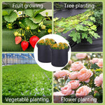 Planting Bag Breathable Felt Fabric UV-Resistant & Reusable
