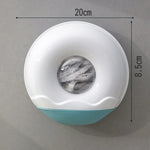Plastic Bag Dispenser Adhesive-Mount Clear PE Space-Saving