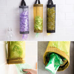 Plastic Bag Dispenser Hanging Mesh with Elastic Bottom Opening