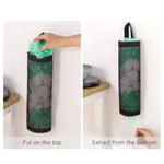 Plastic Bag Dispenser Wall-Mounted Space-Saving Holds 30 Bags