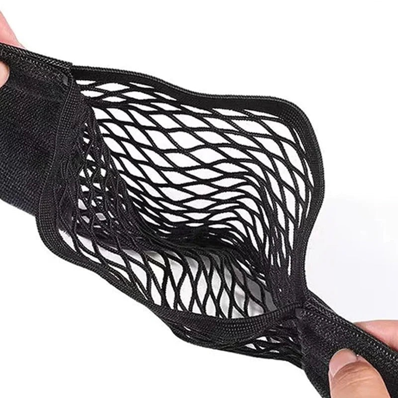 Plastic Bag Organizer Stretch Mesh Adhesive Mounting Sticky Tape