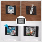 Plastic Bag Organizer Stretch Mesh Adhesive Mounting Sticky Tape