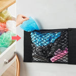 Plastic Bag Organizer Stretch Mesh Adhesive Mounting Sticky Tape