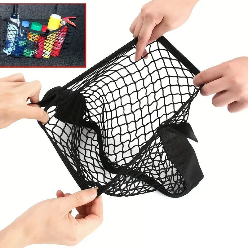 Plastic Bag Organizer Stretch Mesh Adhesive Mounting Sticky Tape