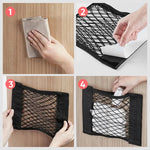 Plastic Bag Organizer Stretch Mesh Adhesive Mounting Sticky Tape