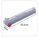 Plastic Wrap Dispenser Magnetic Mount Two-Way Sliding Cutter