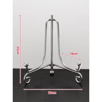 Plate Display Stand Metal Tripod Non-Slip Feet