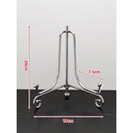 Plate Display Stand Metal Tripod Non-Slip Feet