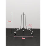Plate Display Stand Metal Tripod Non-Slip Feet