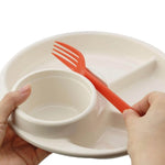 Plate Divided Portion Control Microwave & Dishwasher Safe