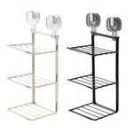 Plate Rack Wall-Mounted Foldable 3-Tier