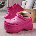 Platform Clogs 4 Inch Breathable & Slip-Resistant