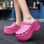 Platform Clogs 4 Inch Breathable & Slip-Resistant
