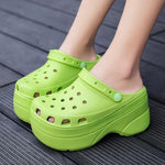 Platform Clogs 4 Inch Breathable & Slip-Resistant
