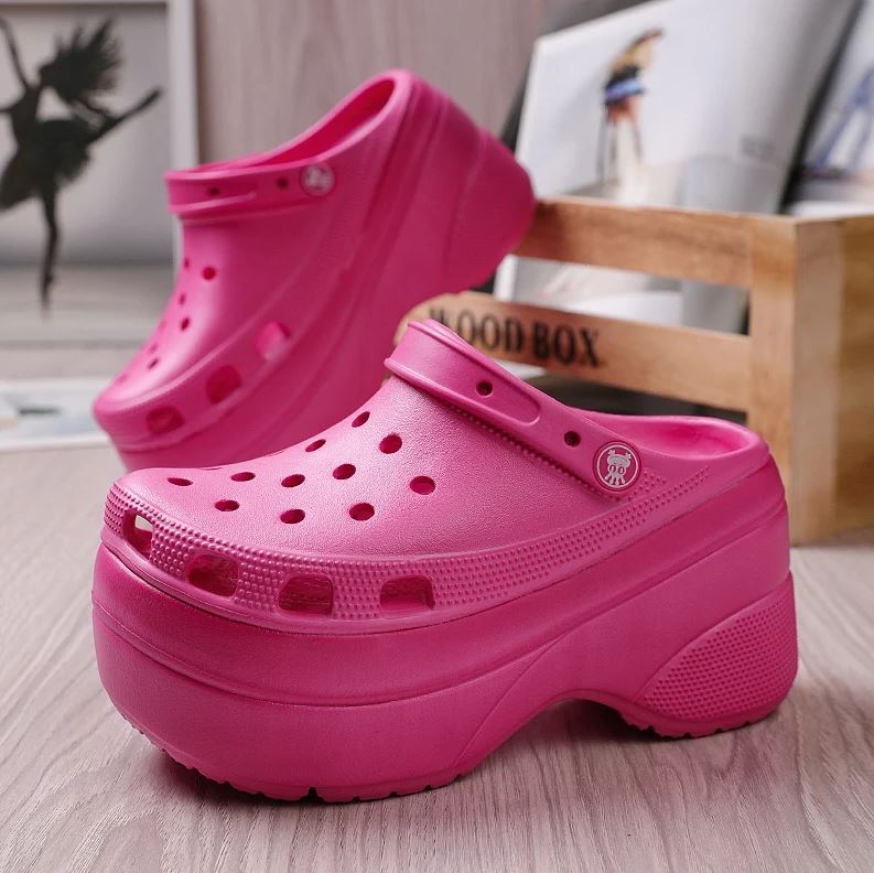 Platform Clogs 4 Inch Waterproof & Slip-Resistant