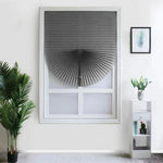 Pleated Window Blind Self-Adhesive Light Filtering Privacy