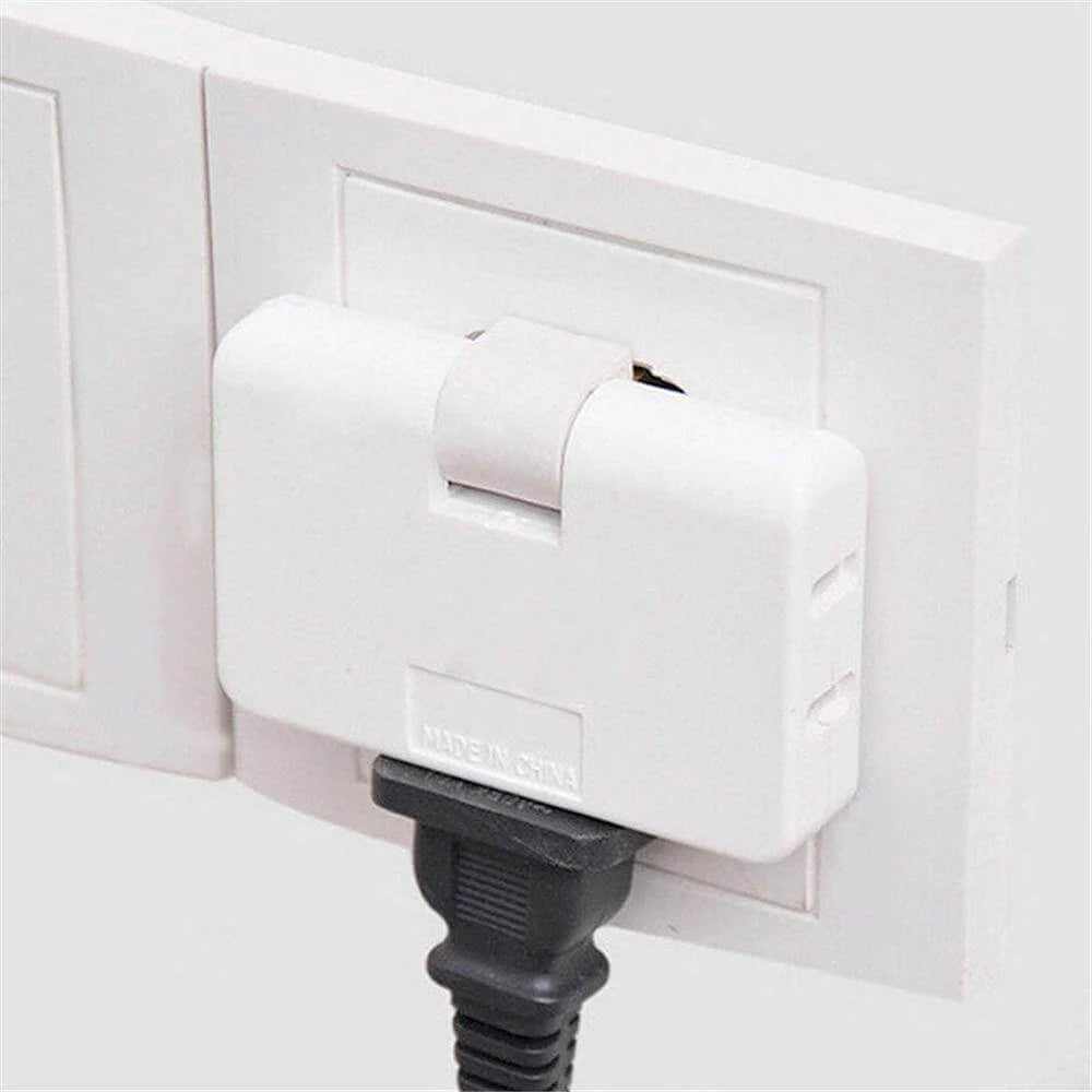 Plug Adapter Rotating Dual USB Ports