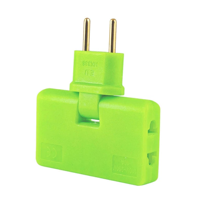 Plug Adapter Rotating Dual USB Ports