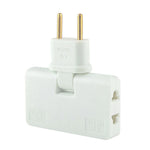 Plug Adapter Rotating Dual USB Ports