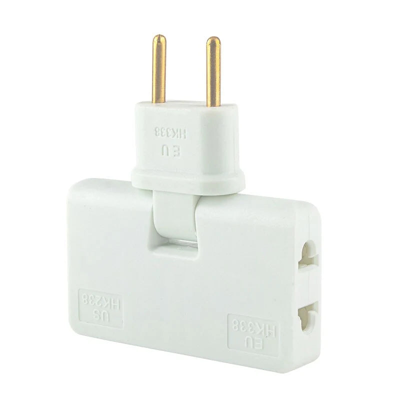 Plug Adapter Rotating Dual USB Ports