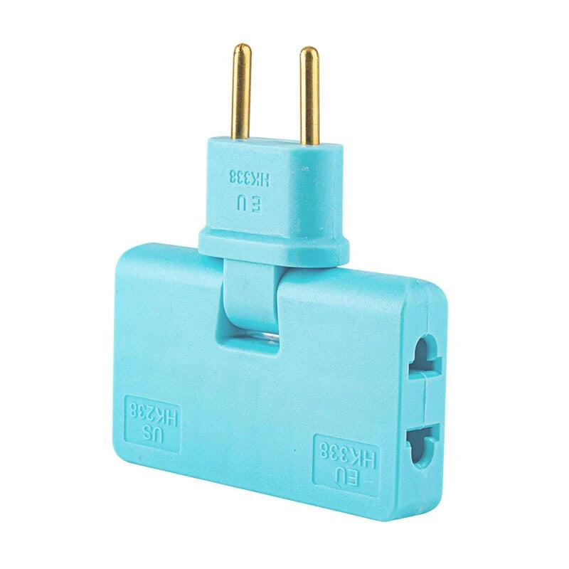 Plug Adapter Rotating Dual USB Ports