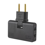 Plug Adapter Rotating Dual USB Ports