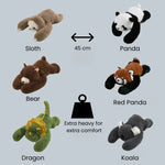 Plush Animal Toy Soft Faux Fur Extra-Long Hugging Arms