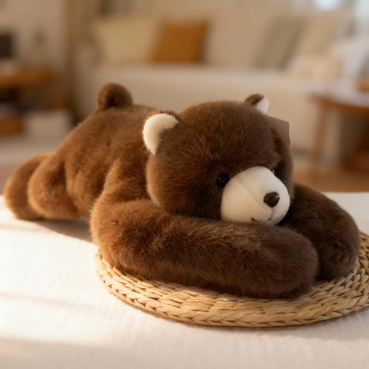 Plush Animal Toy Soft Faux Fur Long Arms 18-Inch