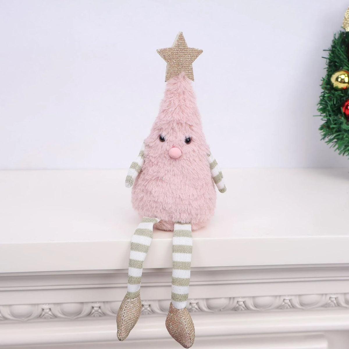 Plush Pastry Figurine Soft Plush Icing & Berry Appliqué