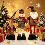 Plush Reindeer Soft Durable Scarf & Hat