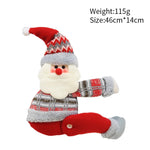 Plush Reindeer Soft Plush Cardigan & Antlers