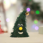 Plush Santa Figure Soft & Durable Fabric Battery-Free Bells