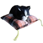 Plush Toy Lifelike Sleeping Cat Cozy Cushion