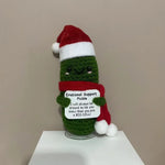 Plush Toy Smiling Santa Hat & Scarf