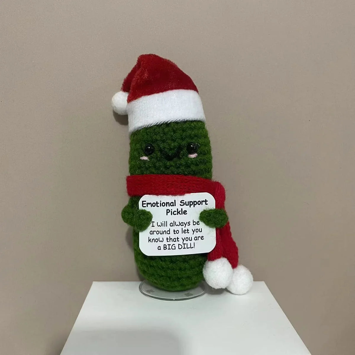 Plush Toy Soft Cuddly Santa Hat & Scarf