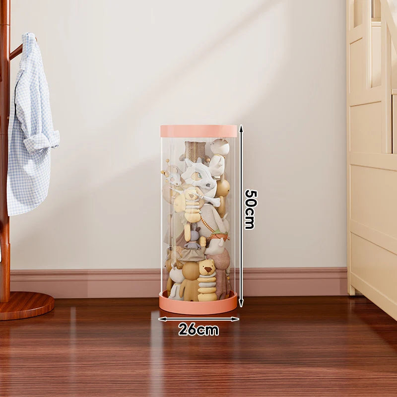 Plush Toy Storage Organizer Transparent Vertical Space-Saving