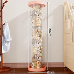 Plush Toy Storage Organizer Transparent Vertical Space-Saving