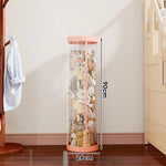Plush Toy Storage Organizer Transparent Vertical Space-Saving