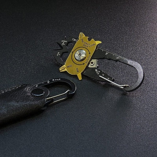 Pocket Multitool 20-in-1 Rotating Stainless Steel