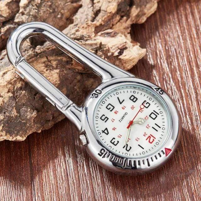 Pocket Watch Clip-On Carabiner Luminous Dial
