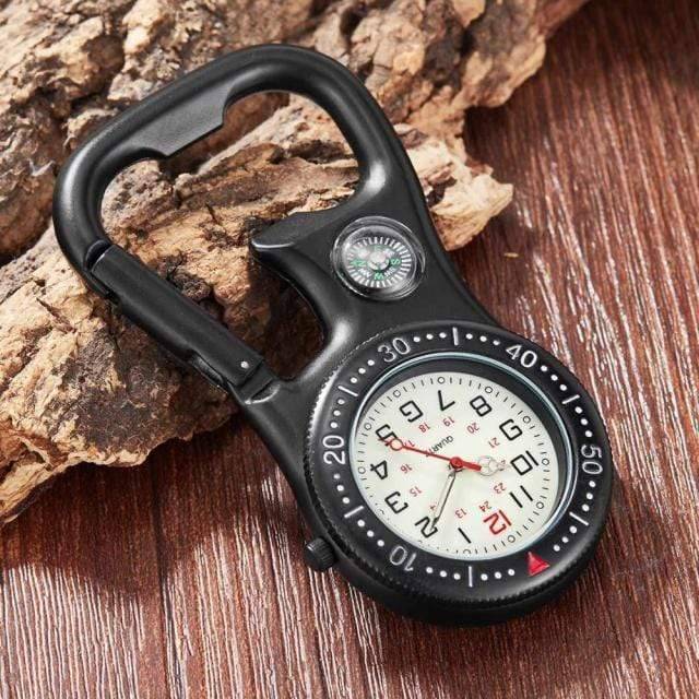Pocket Watch Clip-On Carabiner Luminous Dial