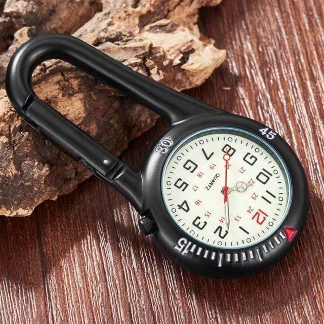 Pocket Watch Clip-On Carabiner Luminous Dial