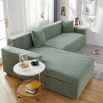 Polyester Sofa Cover for L-Shaped Sofas – Stain and Pet Hair Protection