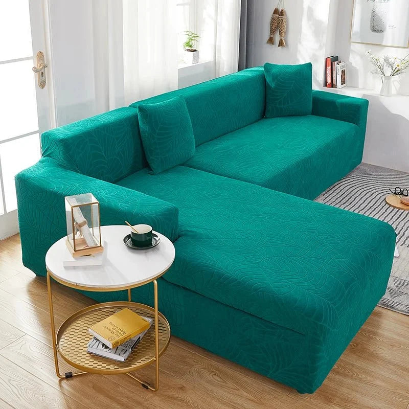 Polyester Sofa Cover for L-Shaped Sofas – Stain and Pet Hair Protection