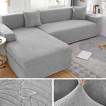 Polyester Sofa Cover for L-Shaped Sofas – Stain and Pet Hair Protection