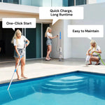 Pool Cleaner Cordless & Rechargeable Interchangeable Heads