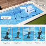 Pool Cleaner Cordless & Rechargeable Interchangeable Heads